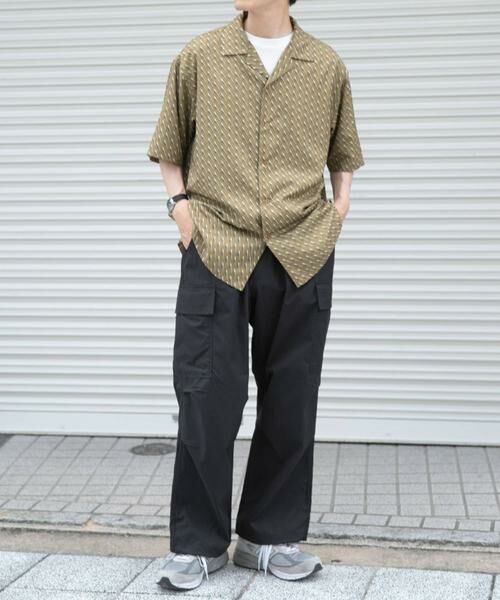 URBAN RESEARCH ITEMS / アーバンリサーチ アイテムズ シャツ・ブラウス | ジオメトリックプリントオープンカラーシャツA | 詳細30