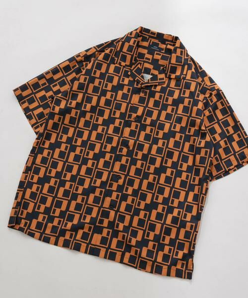 URBAN RESEARCH ITEMS / アーバンリサーチ アイテムズ シャツ・ブラウス | ジオメトリックプリントオープンカラーシャツB | 詳細6