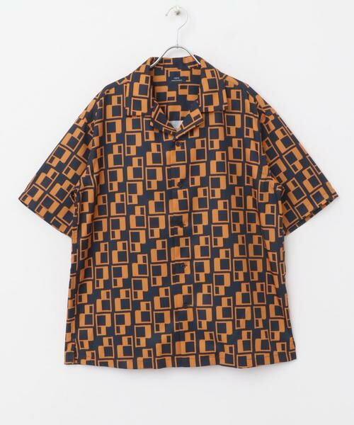 URBAN RESEARCH ITEMS / アーバンリサーチ アイテムズ シャツ・ブラウス | ジオメトリックプリントオープンカラーシャツB | 詳細7