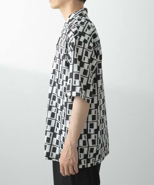 URBAN RESEARCH ITEMS / アーバンリサーチ アイテムズ シャツ・ブラウス | ジオメトリックプリントオープンカラーシャツB | 詳細20
