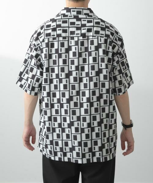 URBAN RESEARCH ITEMS / アーバンリサーチ アイテムズ シャツ・ブラウス | ジオメトリックプリントオープンカラーシャツB | 詳細21