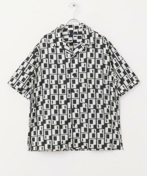 URBAN RESEARCH ITEMS / アーバンリサーチ アイテムズ シャツ・ブラウス | ジオメトリックプリントオープンカラーシャツB | 詳細22