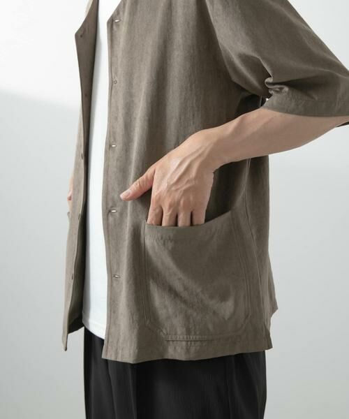 URBAN RESEARCH ITEMS / アーバンリサーチ アイテムズ シャツ・ブラウス | F.S. Vネック半袖シャツ | 詳細3