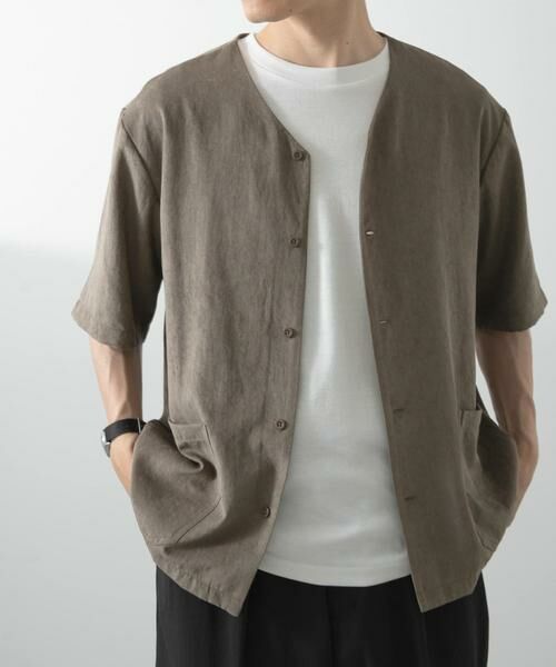 URBAN RESEARCH ITEMS / アーバンリサーチ アイテムズ シャツ・ブラウス | F.S. Vネック半袖シャツ | 詳細4