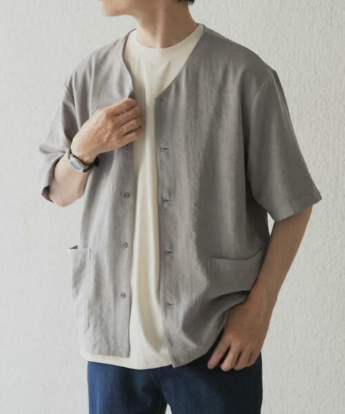 URBAN RESEARCH ITEMS / アーバンリサーチ アイテムズ シャツ・ブラウス | F.S. Vネック半袖シャツ | 詳細17
