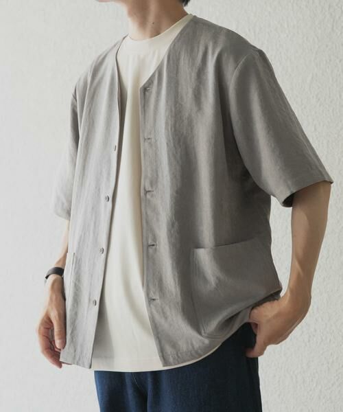 URBAN RESEARCH ITEMS / アーバンリサーチ アイテムズ シャツ・ブラウス | F.S. Vネック半袖シャツ | 詳細18