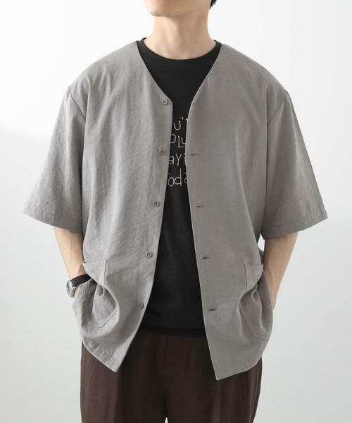 URBAN RESEARCH ITEMS / アーバンリサーチ アイテムズ シャツ・ブラウス | F.S. Vネック半袖シャツ | 詳細22