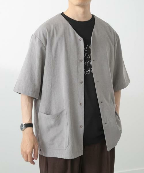 URBAN RESEARCH ITEMS / アーバンリサーチ アイテムズ シャツ・ブラウス | F.S. Vネック半袖シャツ | 詳細23