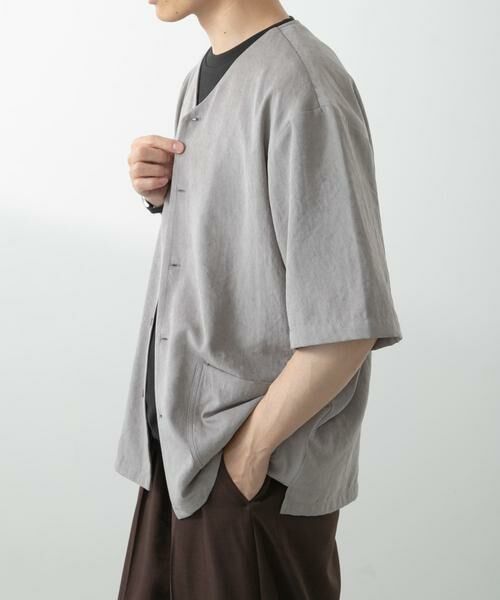 URBAN RESEARCH ITEMS / アーバンリサーチ アイテムズ シャツ・ブラウス | F.S. Vネック半袖シャツ | 詳細24