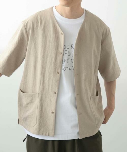 URBAN RESEARCH ITEMS / アーバンリサーチ アイテムズ シャツ・ブラウス | F.S. Vネック半袖シャツ | 詳細30