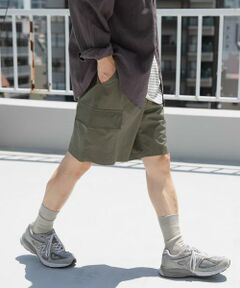 URBAN RESEARCH ITEMS / アーバンリサーチ アイテムズ ショート・ハーフ・半端丈パンツ | ウエストイージーポリカーゴショーツ