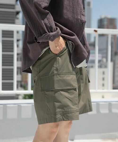URBAN RESEARCH ITEMS / アーバンリサーチ アイテムズ ショート・ハーフ・半端丈パンツ | ウエストイージーポリカーゴショーツ | 詳細1