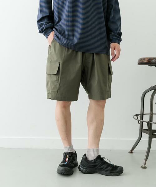 URBAN RESEARCH ITEMS / アーバンリサーチ アイテムズ ショート・ハーフ・半端丈パンツ | ウエストイージーポリカーゴショーツ | 詳細10