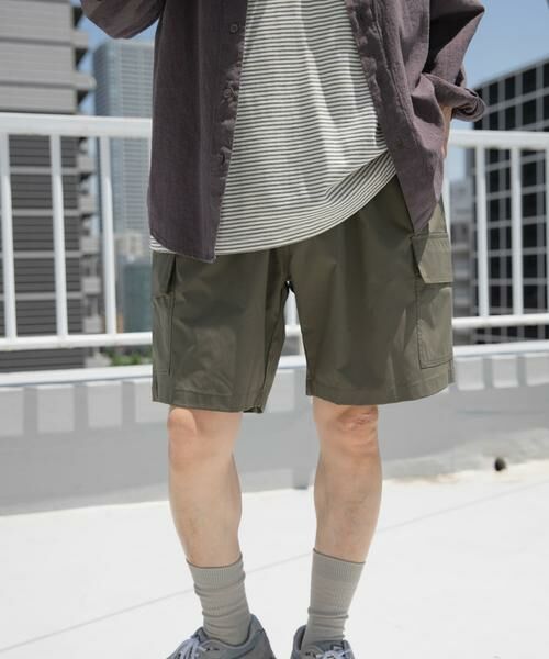 URBAN RESEARCH ITEMS / アーバンリサーチ アイテムズ ショート・ハーフ・半端丈パンツ | ウエストイージーポリカーゴショーツ | 詳細2