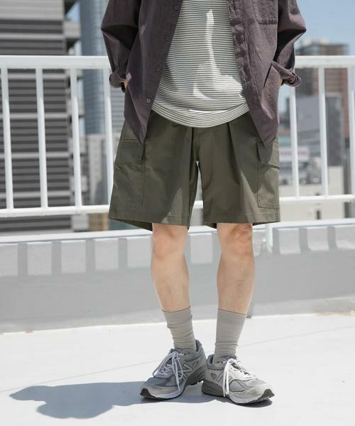 URBAN RESEARCH ITEMS / アーバンリサーチ アイテムズ ショート・ハーフ・半端丈パンツ | ウエストイージーポリカーゴショーツ | 詳細3