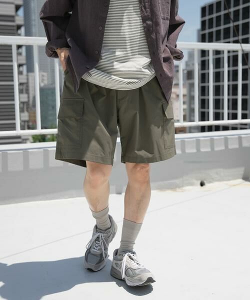 URBAN RESEARCH ITEMS / アーバンリサーチ アイテムズ ショート・ハーフ・半端丈パンツ | ウエストイージーポリカーゴショーツ | 詳細4