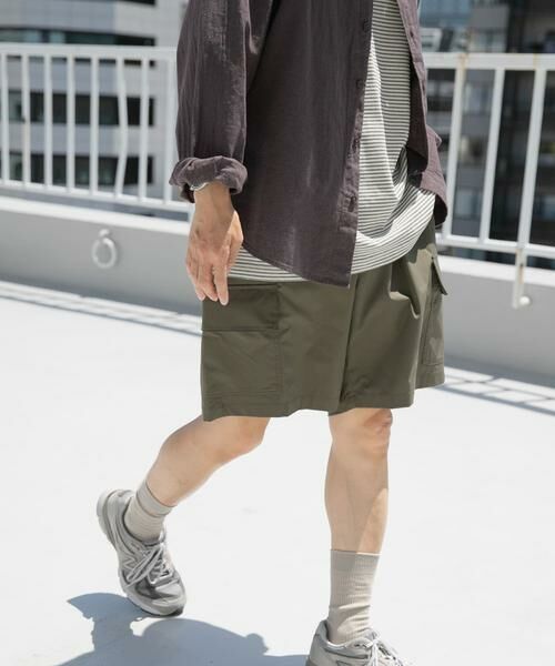 URBAN RESEARCH ITEMS / アーバンリサーチ アイテムズ ショート・ハーフ・半端丈パンツ | ウエストイージーポリカーゴショーツ | 詳細5