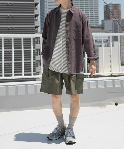 URBAN RESEARCH ITEMS / アーバンリサーチ アイテムズ ショート・ハーフ・半端丈パンツ | ウエストイージーポリカーゴショーツ | 詳細6