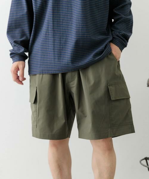 URBAN RESEARCH ITEMS / アーバンリサーチ アイテムズ ショート・ハーフ・半端丈パンツ | ウエストイージーポリカーゴショーツ | 詳細8