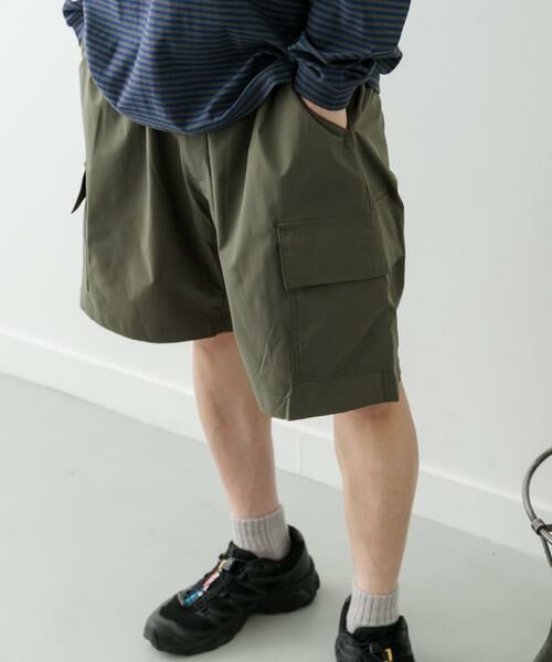 URBAN RESEARCH ITEMS / アーバンリサーチ アイテムズ ショート・ハーフ・半端丈パンツ | ウエストイージーポリカーゴショーツ | 詳細9