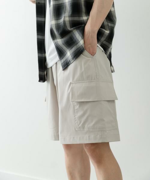 URBAN RESEARCH ITEMS / アーバンリサーチ アイテムズ ショート・ハーフ・半端丈パンツ | ウエストイージーポリカーゴショーツ | 詳細24