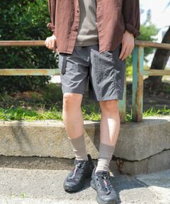 URBAN RESEARCH ITEMS / アーバンリサーチ アイテムズ ショート・ハーフ・半端丈パンツ | 『撥水/イージーケア/接触冷感/UVカット』タスランナイロンウェビングベルトショーツ