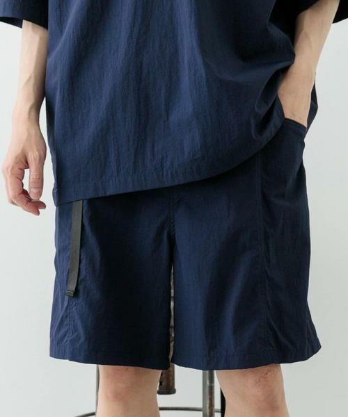 URBAN RESEARCH ITEMS / アーバンリサーチ アイテムズ ショート・ハーフ・半端丈パンツ | 『撥水/イージーケア/接触冷感/UVカット』タスランナイロンウェビングベルトショーツ | 詳細1