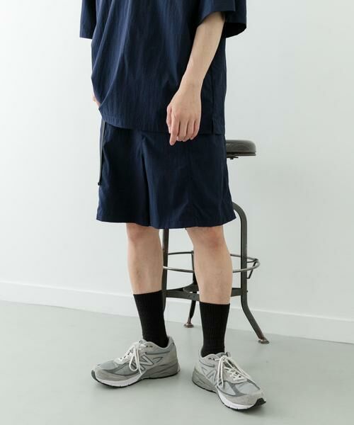 URBAN RESEARCH ITEMS / アーバンリサーチ アイテムズ ショート・ハーフ・半端丈パンツ | 『撥水/イージーケア/接触冷感/UVカット』タスランナイロンウェビングベルトショーツ | 詳細5