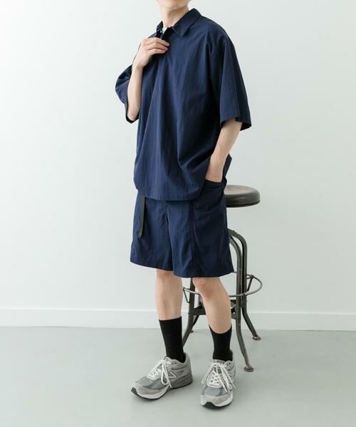 URBAN RESEARCH ITEMS / アーバンリサーチ アイテムズ ショート・ハーフ・半端丈パンツ | 『撥水/イージーケア/接触冷感/UVカット』タスランナイロンウェビングベルトショーツ | 詳細6