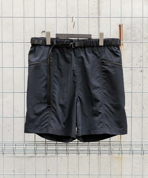 URBAN RESEARCH ITEMS / アーバンリサーチ アイテムズ ショート・ハーフ・半端丈パンツ | 『撥水/イージーケア/接触冷感/UVカット』タスランナイロンウェビングベルトショーツ | 詳細14