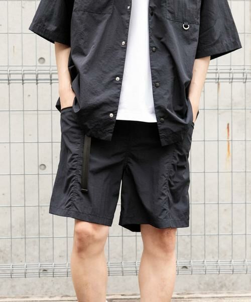 URBAN RESEARCH ITEMS / アーバンリサーチ アイテムズ ショート・ハーフ・半端丈パンツ | 『撥水/イージーケア/接触冷感/UVカット』タスランナイロンウェビングベルトショーツ | 詳細16