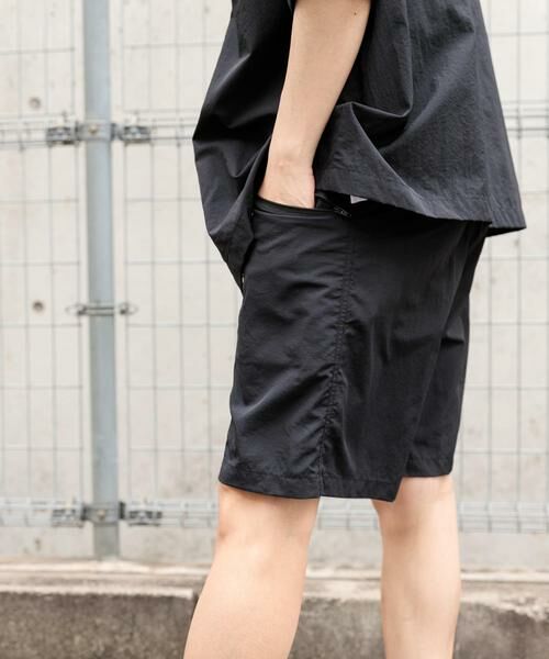 URBAN RESEARCH ITEMS / アーバンリサーチ アイテムズ ショート・ハーフ・半端丈パンツ | 『撥水/イージーケア/接触冷感/UVカット』タスランナイロンウェビングベルトショーツ | 詳細18