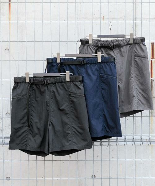 URBAN RESEARCH ITEMS / アーバンリサーチ アイテムズ ショート・ハーフ・半端丈パンツ | 『撥水/イージーケア/接触冷感/UVカット』タスランナイロンウェビングベルトショーツ | 詳細22