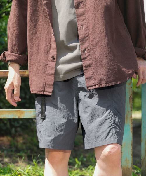 URBAN RESEARCH ITEMS / アーバンリサーチ アイテムズ ショート・ハーフ・半端丈パンツ | 『撥水/イージーケア/接触冷感/UVカット』タスランナイロンウェビングベルトショーツ | 詳細26