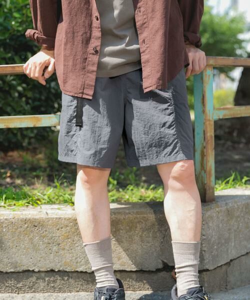 URBAN RESEARCH ITEMS / アーバンリサーチ アイテムズ ショート・ハーフ・半端丈パンツ | 『撥水/イージーケア/接触冷感/UVカット』タスランナイロンウェビングベルトショーツ | 詳細27