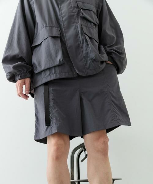 URBAN RESEARCH ITEMS / アーバンリサーチ アイテムズ ショート・ハーフ・半端丈パンツ | 『撥水/イージーケア/接触冷感/UVカット』タスランナイロンウェビングベルトショーツ | 詳細30