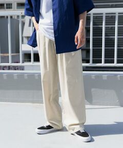 URBAN RESEARCH ITEMS / アーバンリサーチ アイテムズ その他パンツ | ウェビングベルト ツイルストレートパンツ