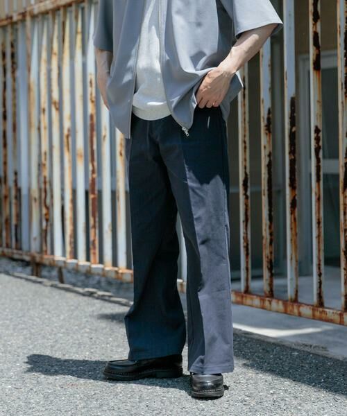 URBAN RESEARCH ITEMS/アーバンリサーチ アイテムズ センタープレスフレアードトラウザー ネイビー M URBAN RESEARCH ITEMS/アーバンリサーチ アイテムズ センタープレスフレアードトラウザー ネイビー M