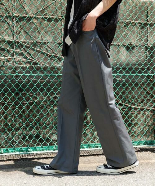 URBAN RESEARCH ITEMS / アーバンリサーチ アイテムズ その他パンツ | センタープレスフレアードトラウザー | 詳細25