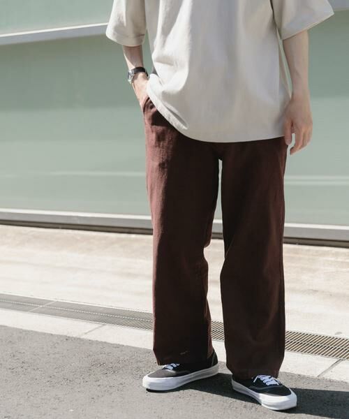 URBAN RESEARCH ITEMS / アーバンリサーチ アイテムズ その他パンツ | 『セットアップ対応』天然素材リネンコットンウエストイージーパンツ | 詳細1