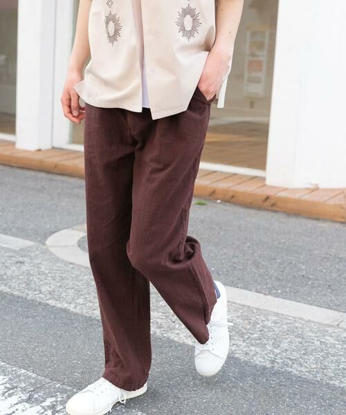 URBAN RESEARCH ITEMS / アーバンリサーチ アイテムズ その他パンツ | 『セットアップ対応』天然素材リネンコットンウエストイージーパンツ | 詳細10