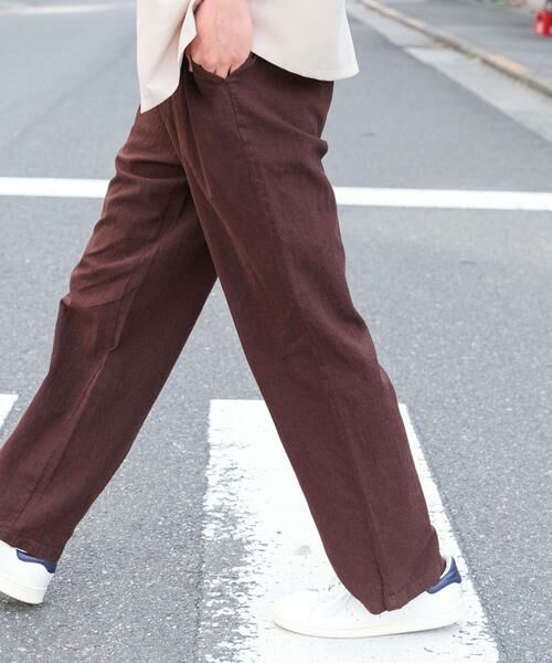 URBAN RESEARCH ITEMS / アーバンリサーチ アイテムズ その他パンツ | 『セットアップ対応』天然素材リネンコットンウエストイージーパンツ | 詳細12