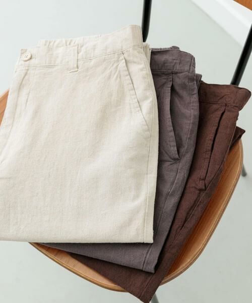 URBAN RESEARCH ITEMS / アーバンリサーチ アイテムズ その他パンツ | 『セットアップ対応』天然素材リネンコットンウエストイージーパンツ | 詳細14