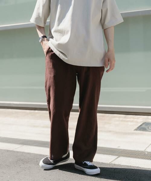URBAN RESEARCH ITEMS / アーバンリサーチ アイテムズ その他パンツ | 『セットアップ対応』天然素材リネンコットンウエストイージーパンツ | 詳細2