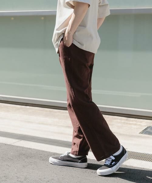 URBAN RESEARCH ITEMS / アーバンリサーチ アイテムズ その他パンツ | 『セットアップ対応』天然素材リネンコットンウエストイージーパンツ | 詳細4