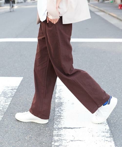 URBAN RESEARCH ITEMS / アーバンリサーチ アイテムズ その他パンツ | 『セットアップ対応』天然素材リネンコットンウエストイージーパンツ | 詳細9
