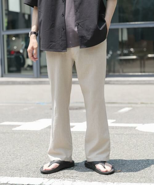 URBAN RESEARCH ITEMS / アーバンリサーチ アイテムズ その他パンツ | 『セットアップ対応』天然素材リネンコットンウエストイージーパンツ | 詳細21