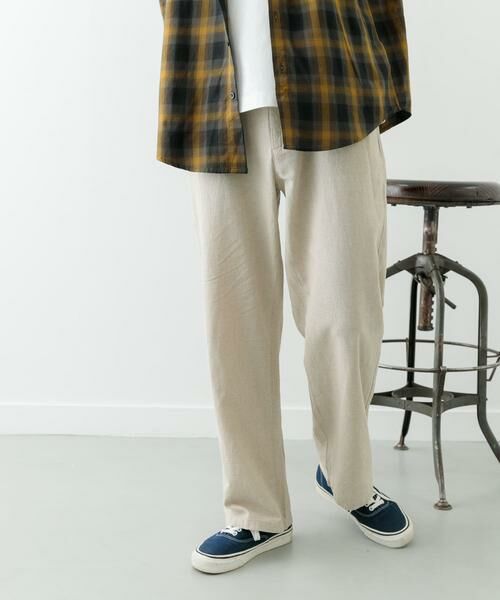 URBAN RESEARCH ITEMS / アーバンリサーチ アイテムズ その他パンツ | 『セットアップ対応』天然素材リネンコットンウエストイージーパンツ | 詳細30
