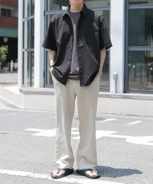 URBAN RESEARCH ITEMS / アーバンリサーチ アイテムズ その他パンツ | 『セットアップ対応』天然素材リネンコットンウエストイージーパンツ | 詳細23