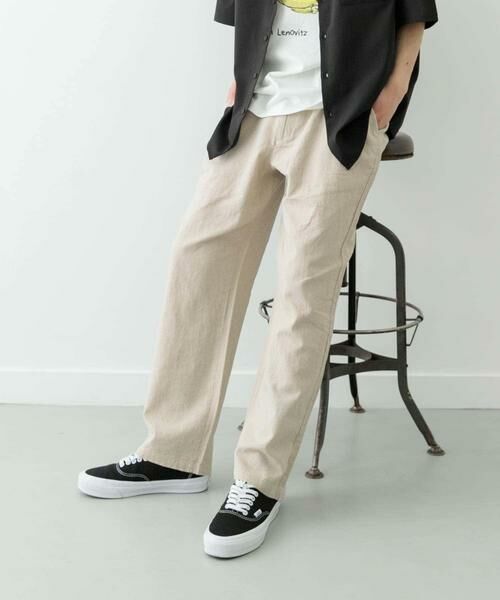 URBAN RESEARCH ITEMS / アーバンリサーチ アイテムズ その他パンツ | 『セットアップ対応』天然素材リネンコットンウエストイージーパンツ | 詳細24